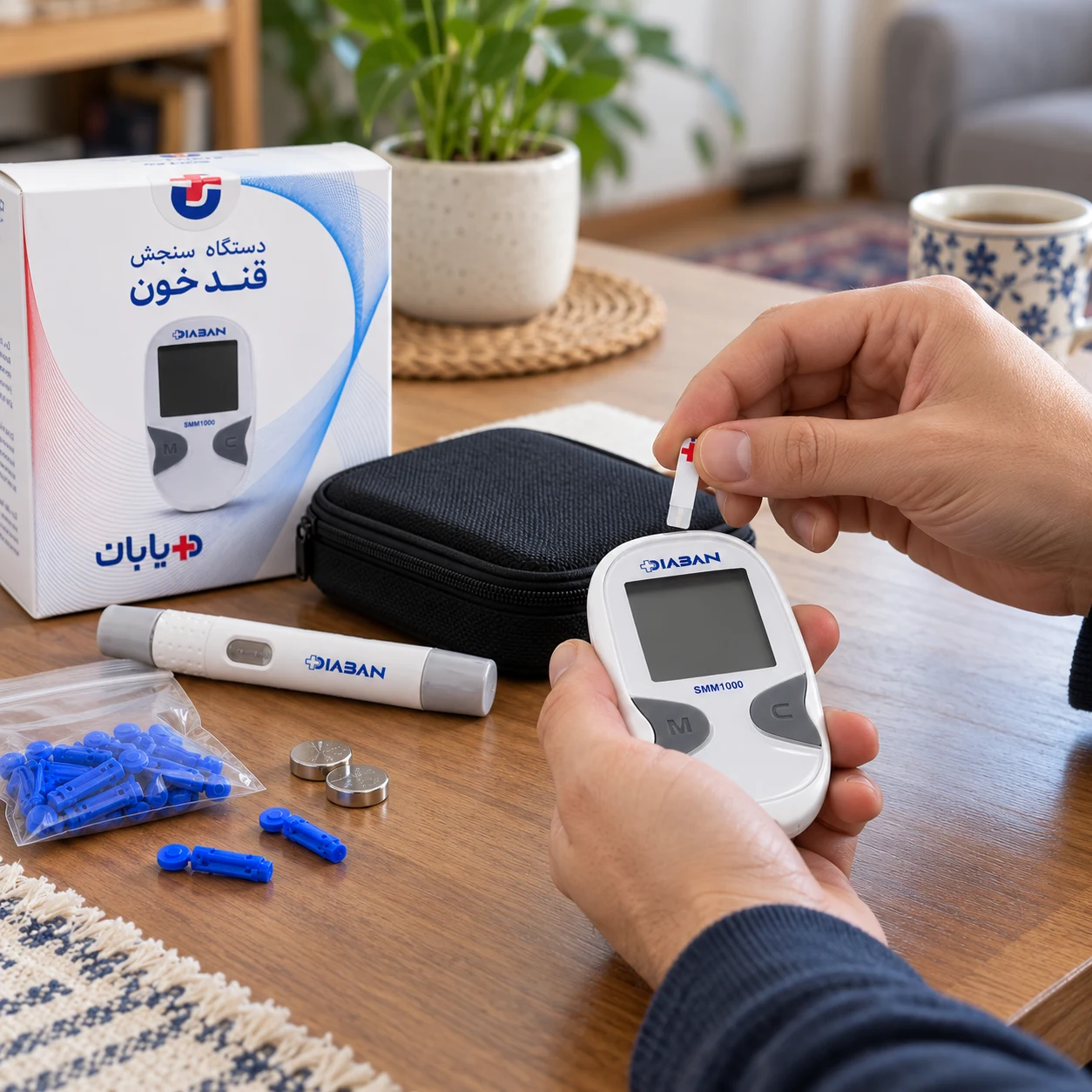 دستگاه تست قند خون دیابان Diaban مدل SMM1000 - تصویر 2