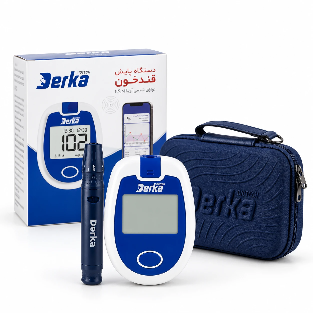 دستگاه تست قند خون درکا Derka