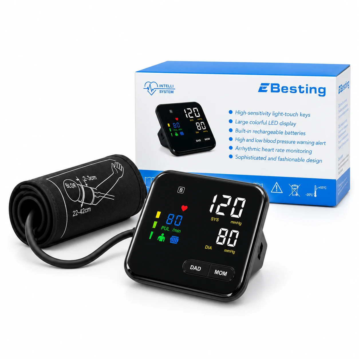 فشارسنج دیجیتال Besting شارژی
