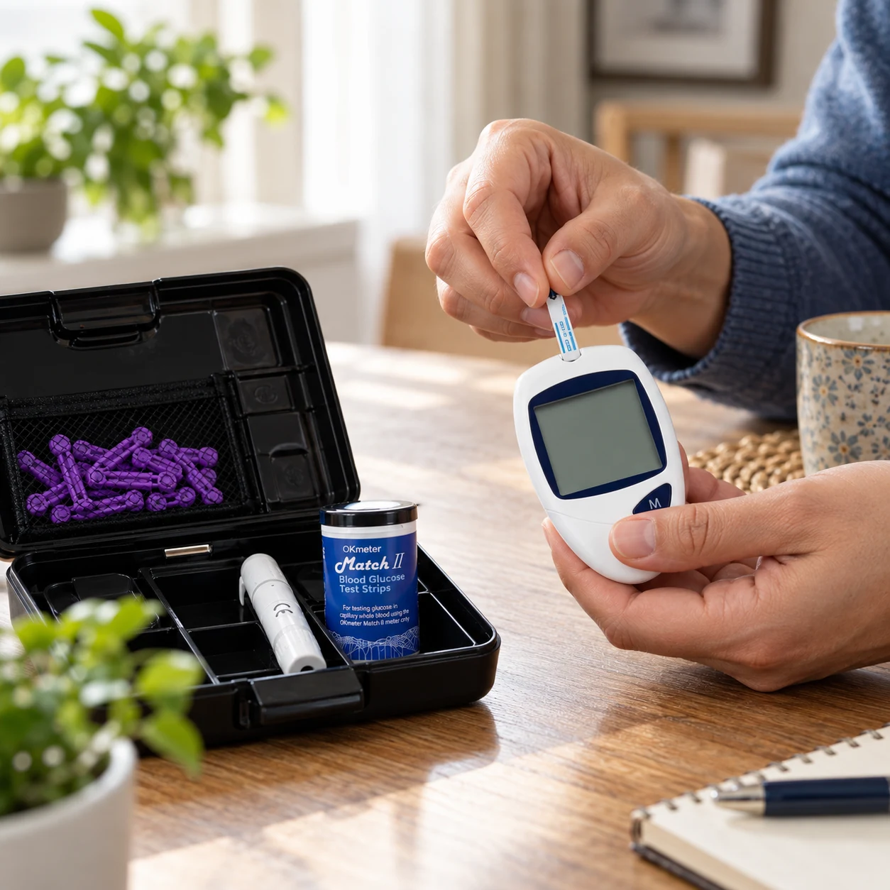 دستگاه تست قند خون OKmeter Match II - تصویر 2